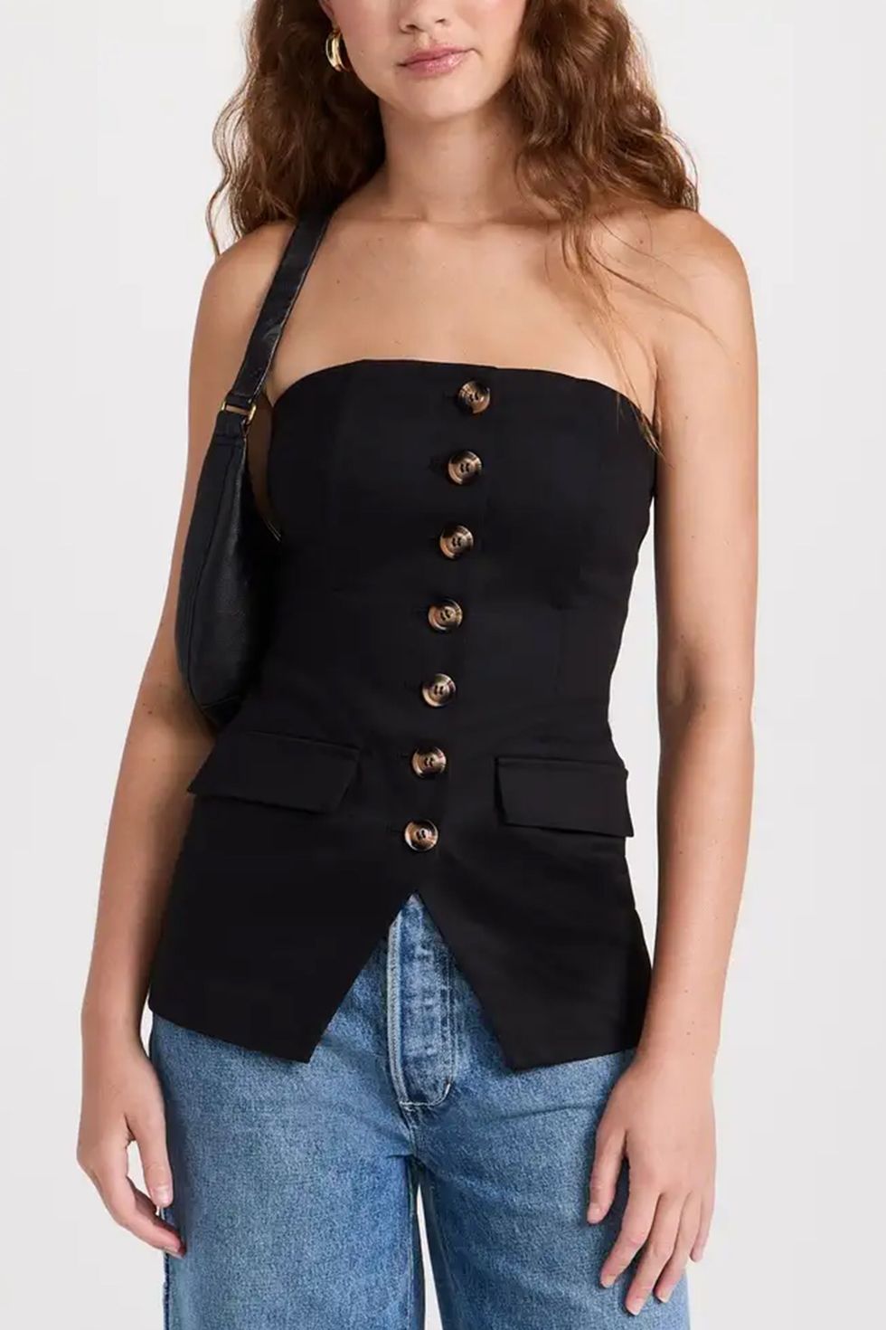 The Phoebe Strapless Bustier Top