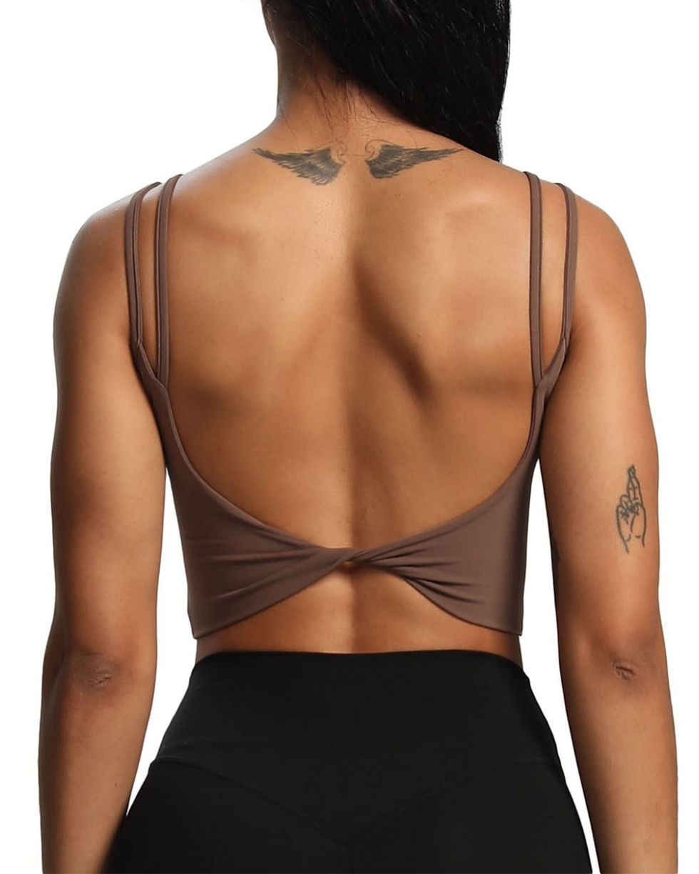 We designed this bra with a strappy open back to give you full