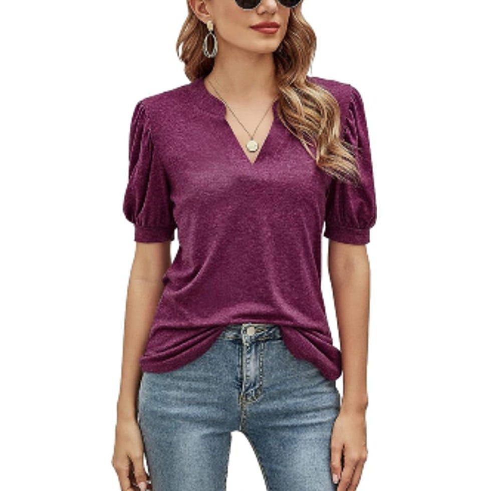 Women's Casual V-Neck T-Shirt Women's Casual V-Neck T-Shirt