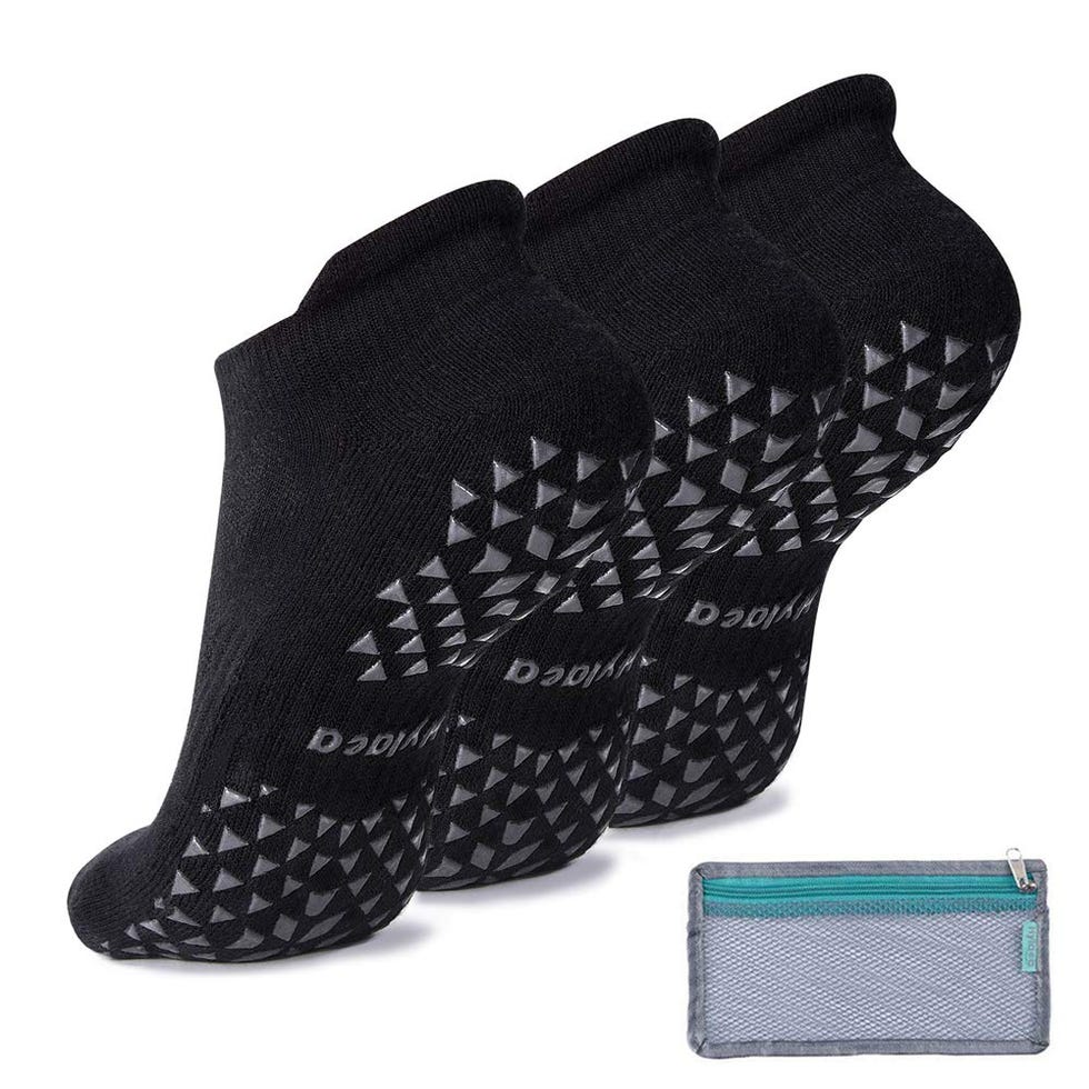 Unisex Non-Slip Grip Sock 3-Pack