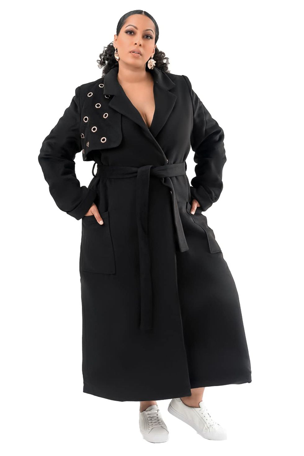 Women's Nicki Grommet Trench Coat