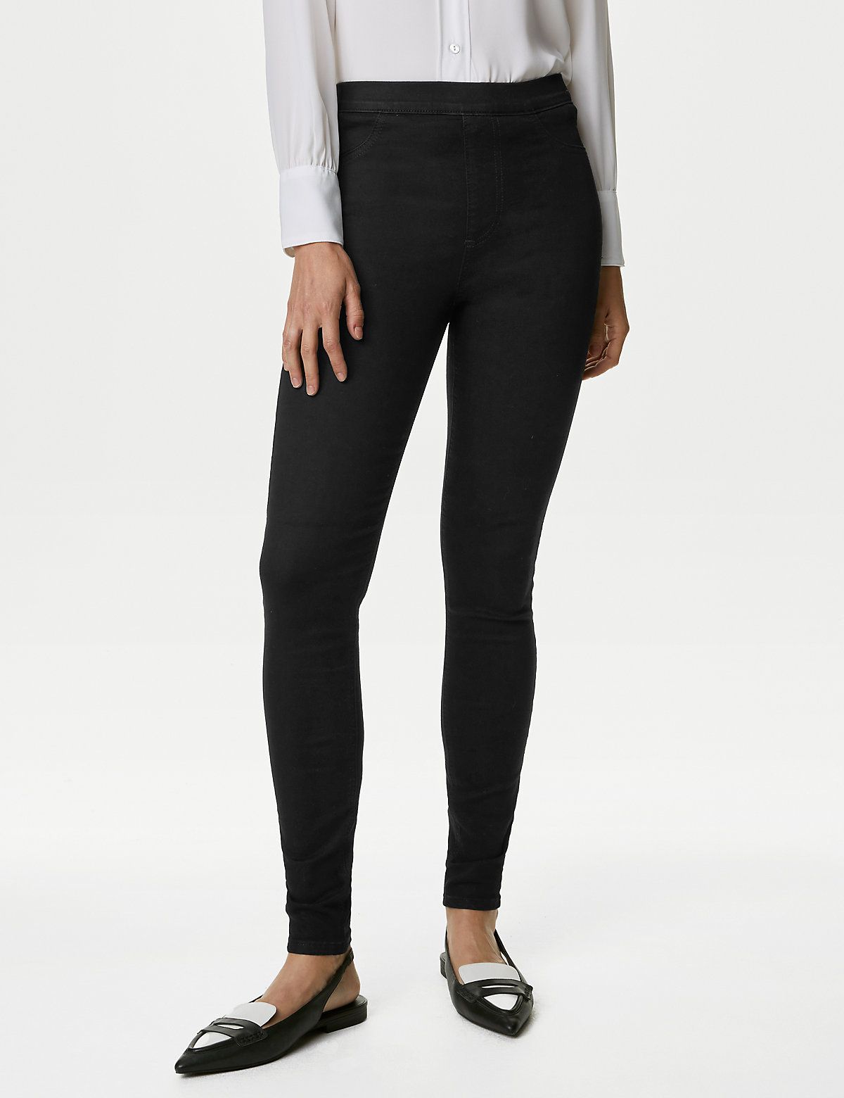 M and s cropped sales jeggings