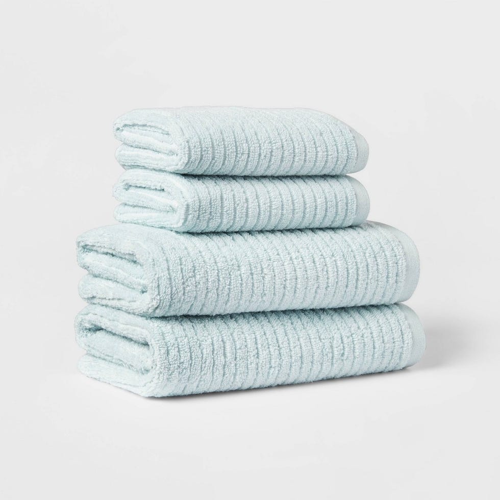 Ribbed Bath Towel Set Ribbed Bath Towel Set