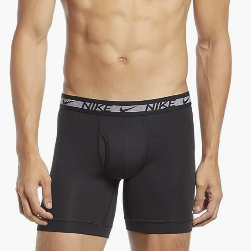 Hanes Originals Men's Boxer Brief Underwear, Moisture-Wicking,  White/Black/Grey, 3-Pack