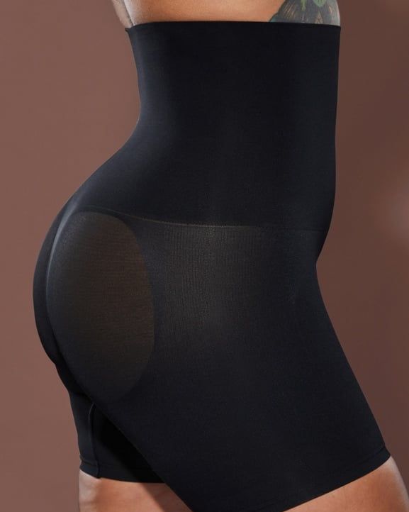 Spanx Women's Oncore High-Waist Brief Very Black Body Shaper XS 