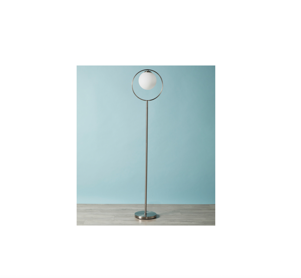 Frosted Glass Moon Floor Lamp