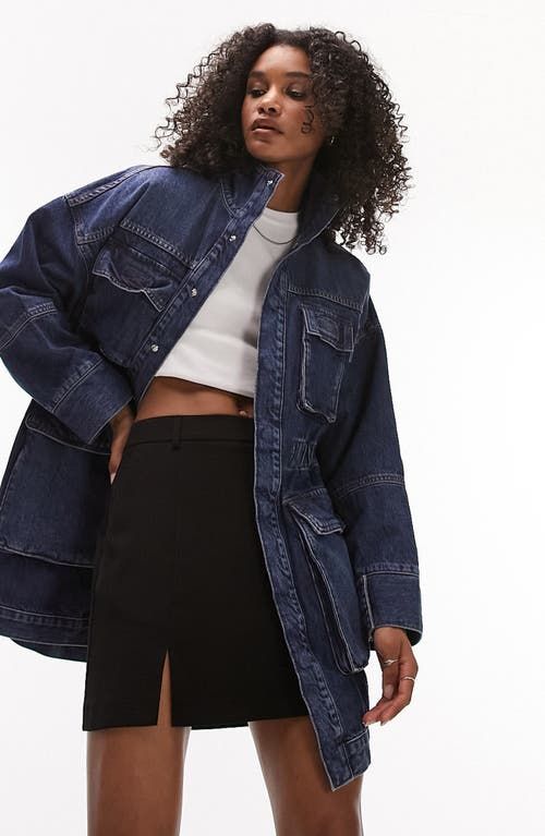 Amazon.com: Justalwart Jean Jacket for Women Black Denim Jacket Jean Skirt  Outfits (US 4-6) : Clothing, Shoes & Jewelry
