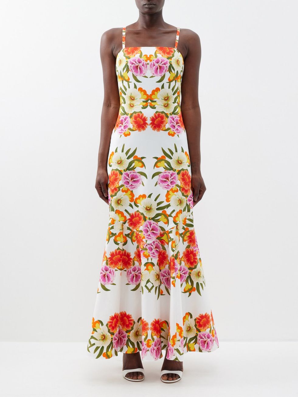 Jalisa Vila Floral-print cotton maxi dress