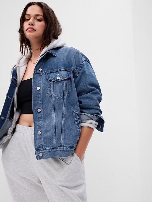 Extra large hot sale jean jacket