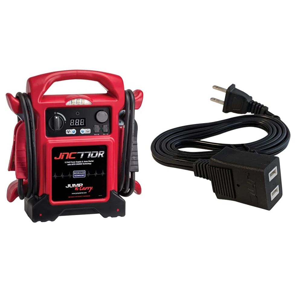 Portable Car Jump Starter with Air Compressor, 2000A Battery Jump Starter  with 150PSI Digital Tire Inflator, Up to 7L Gas & 5L Diesel Engines, 12V