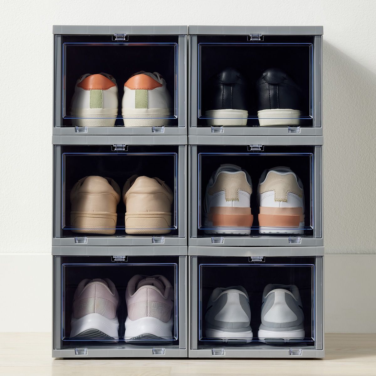 Storing shoes best sale in plastic containers