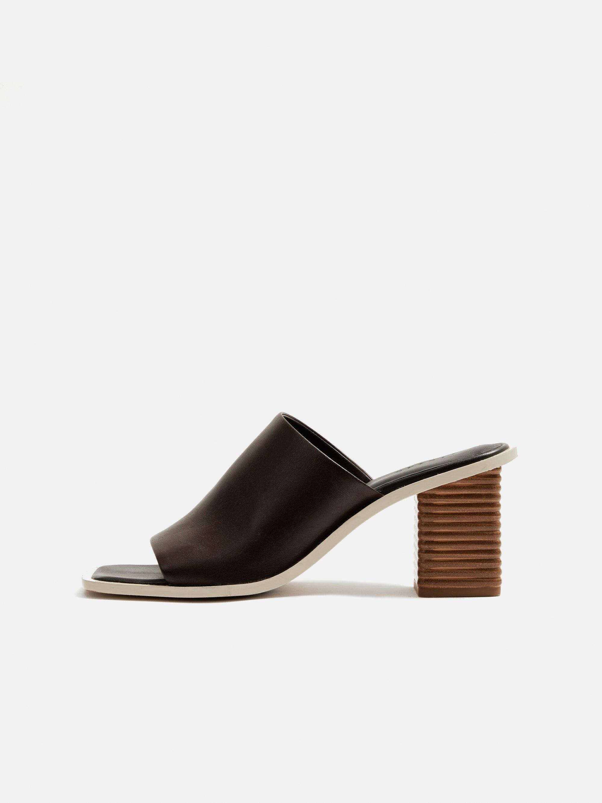 Open toed mule hot sale