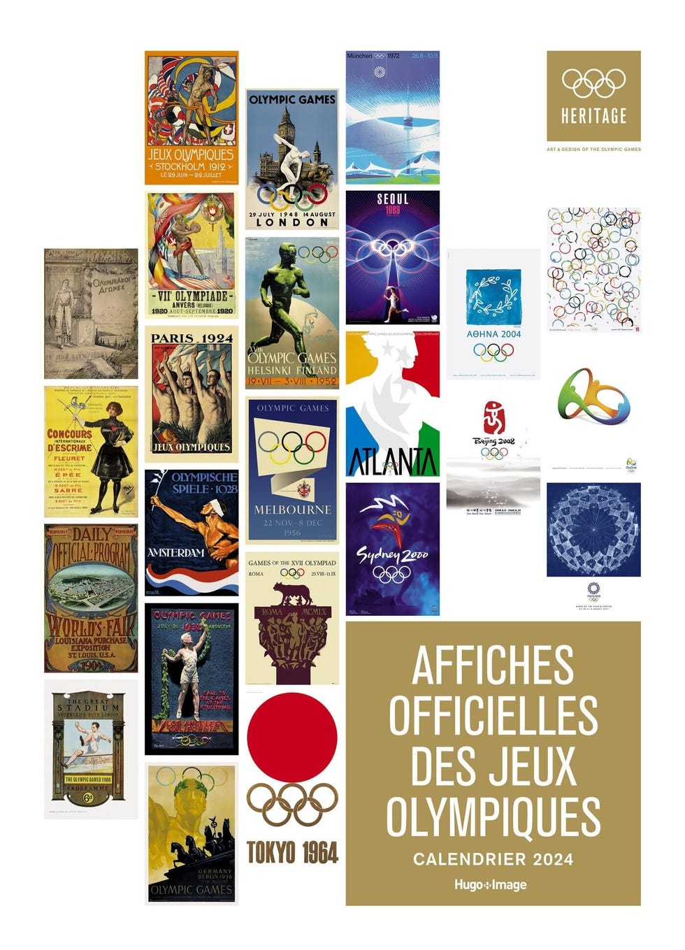 Calendario mural de París 2024