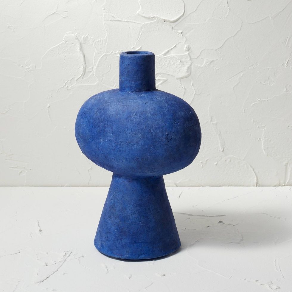 Ceramic Figural Vase Blue - Opalhouse™ designed with Jungalow™