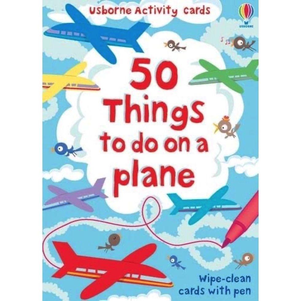 50 Things to Do on a Plane Activity Cards