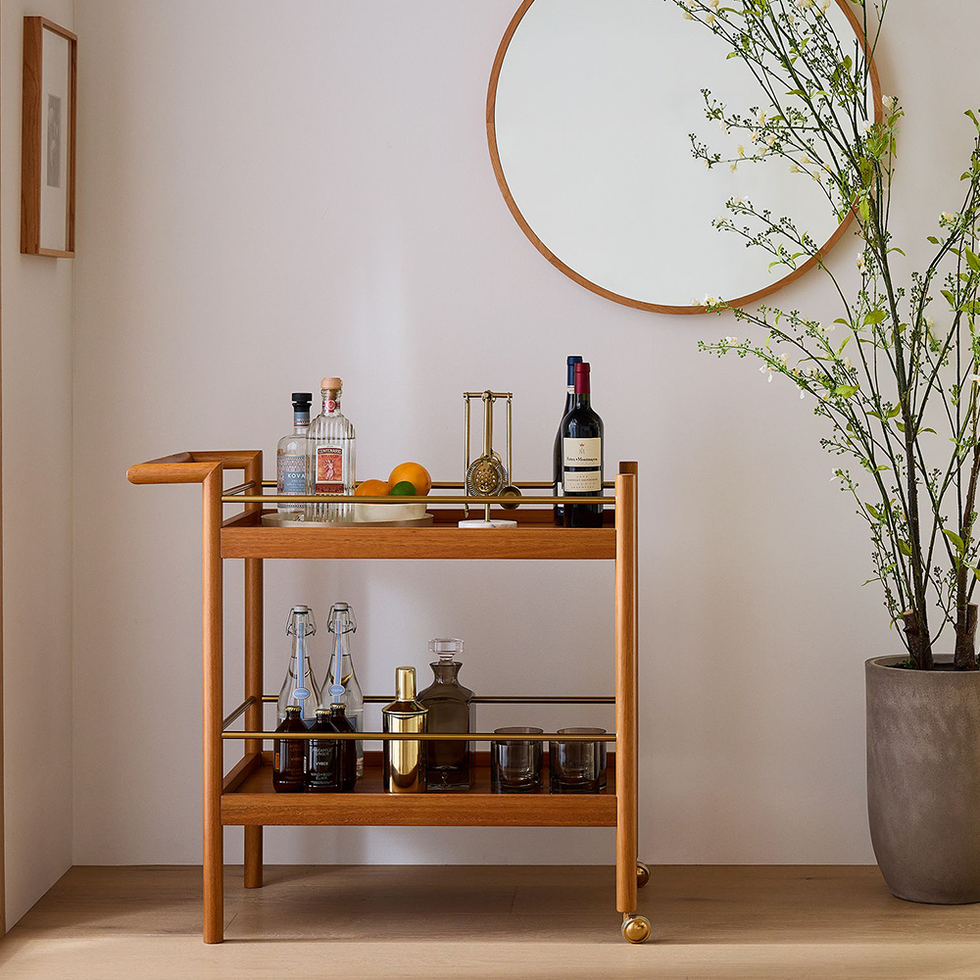 Mid-Century Bar Cart