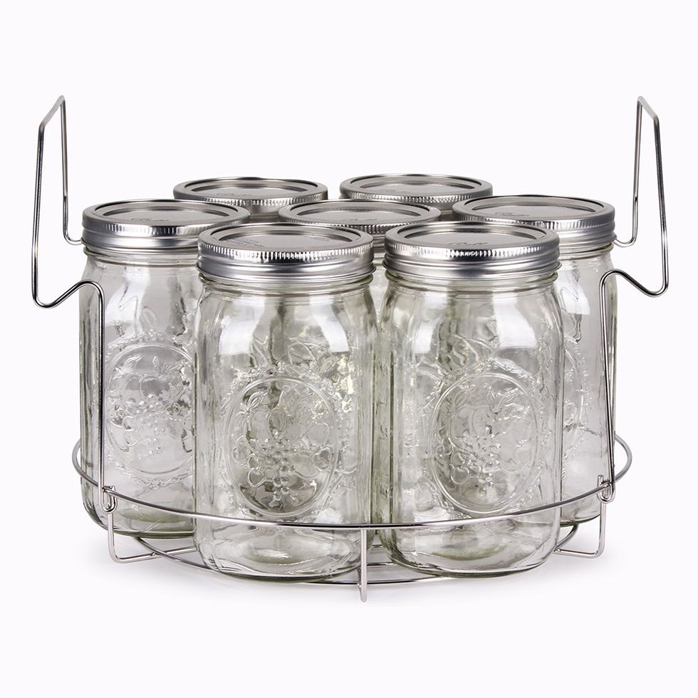 GraniteWare Wide Mouth Green Jar Toppers 4 Pack, (Set of 1)