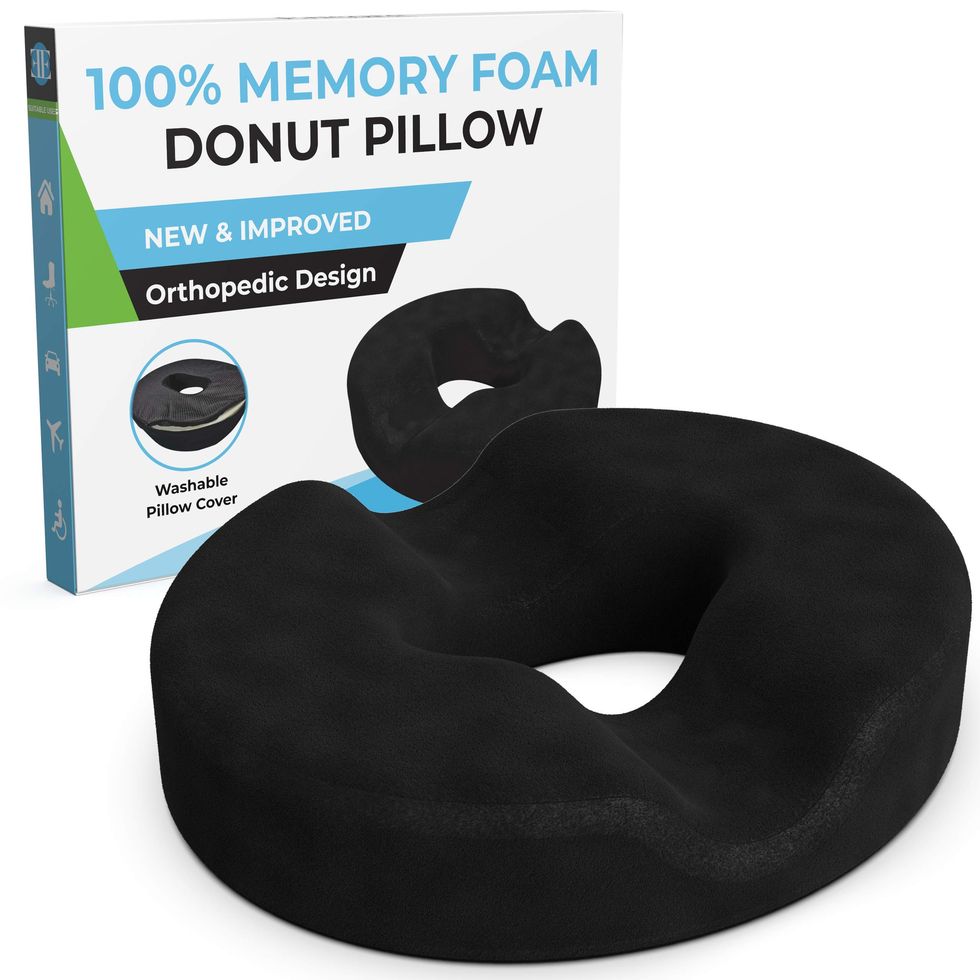 Donut Pillow for Tailbone Pain Cool Gel Hemorrhoid Pillow Donut