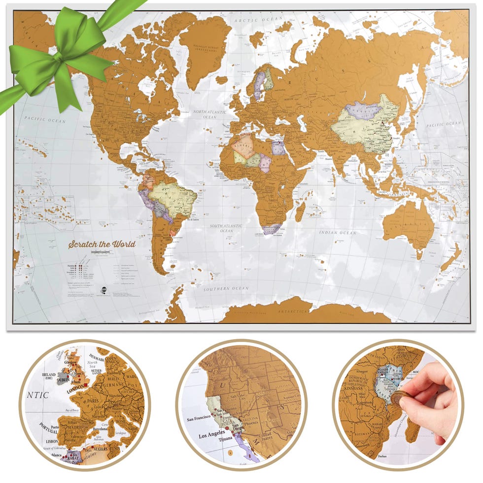 Scratch the World Travel Map