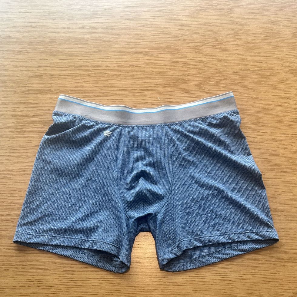 Bottom Mens Blue Boxer Briefs Trunk Style Soft Comfortable Sexy