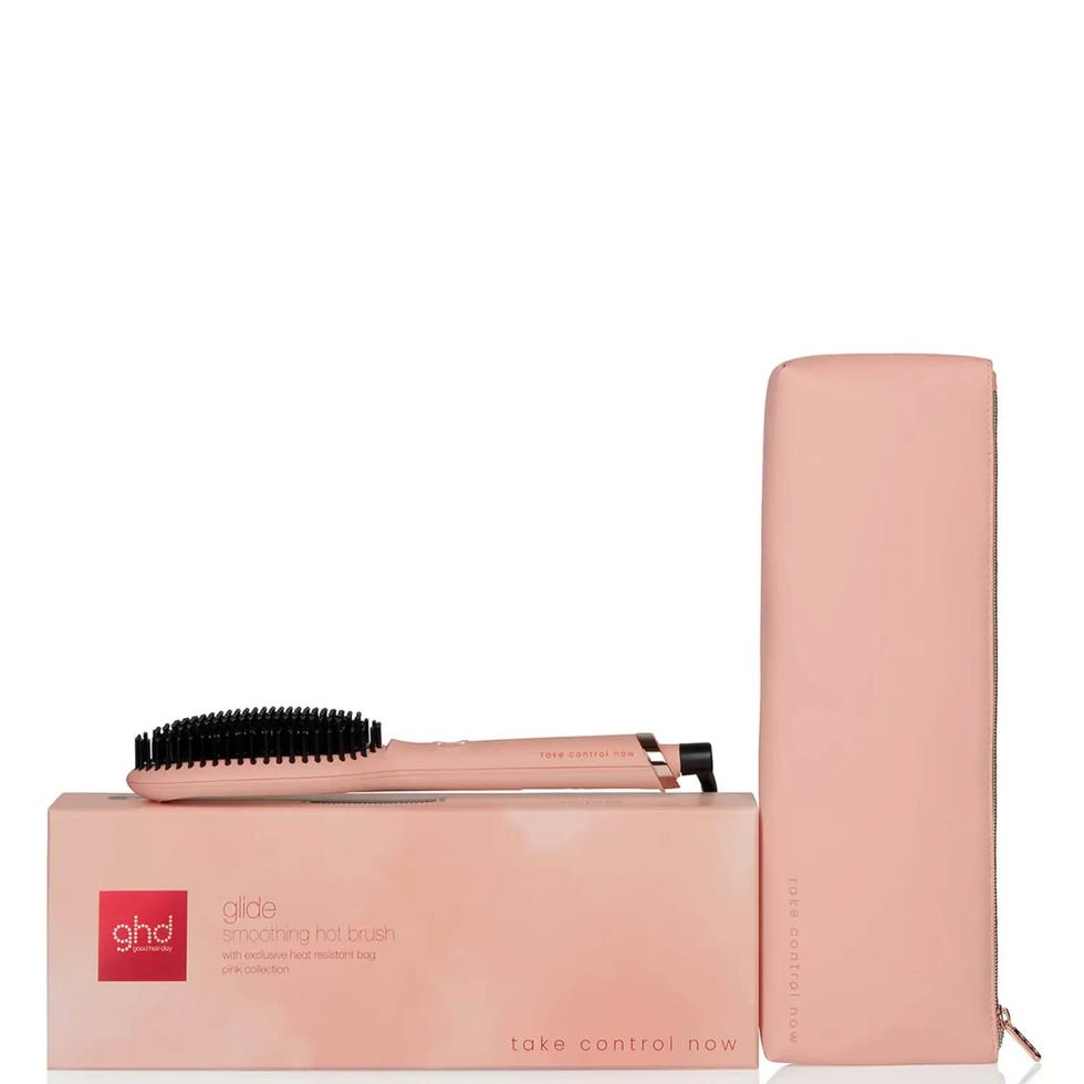 Glide Pink Charity Edition Smoothing Hot Brush - Peach