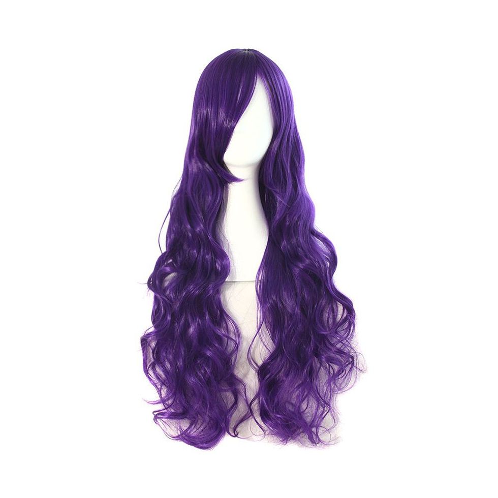 Dark Purple Costume Wig 