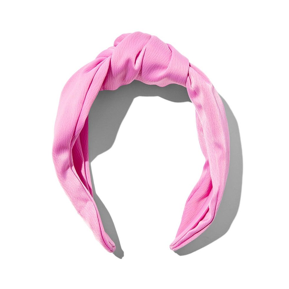 Bright Pink Knotted Headband