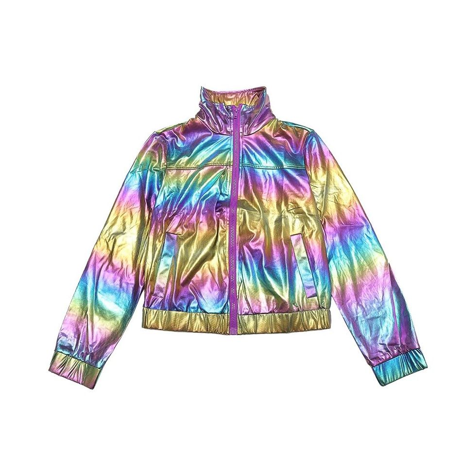 Holographic Party Zipper Jacket 