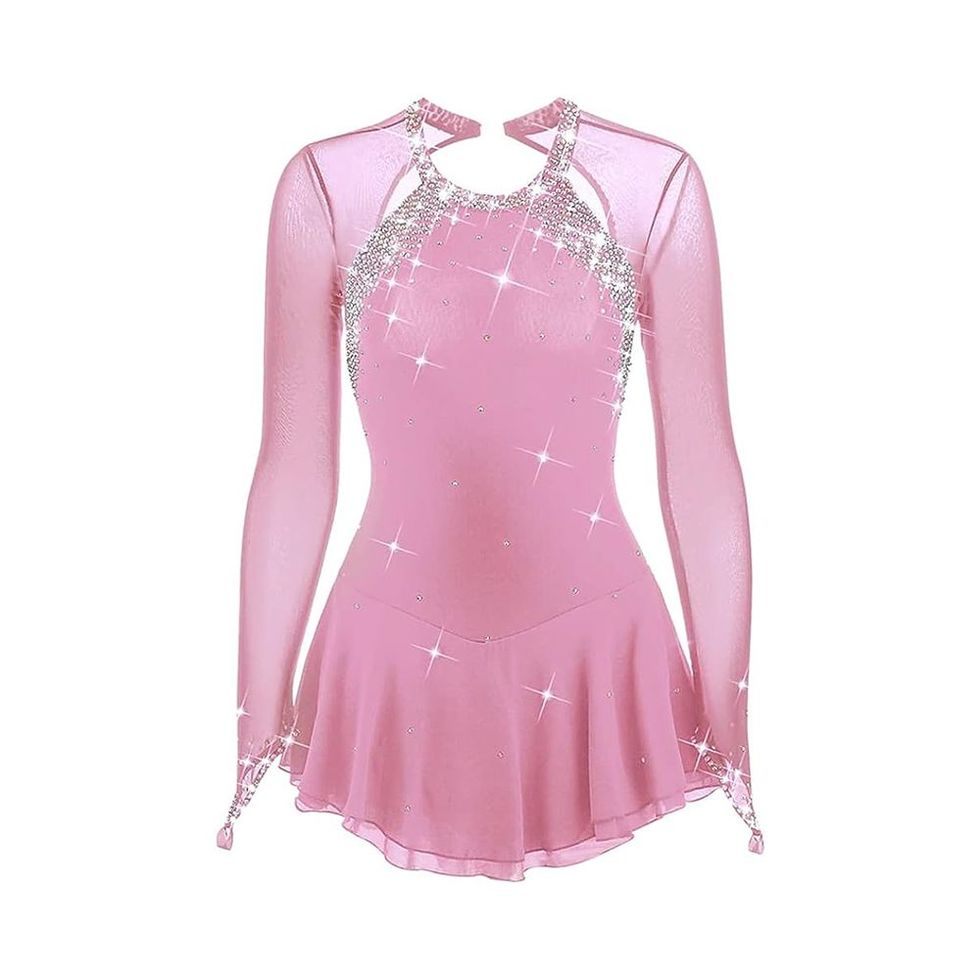 Pink Figure Skating Costume 