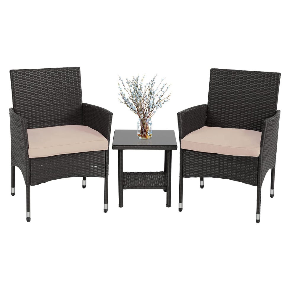 Outdoor Wicker Conversation Set