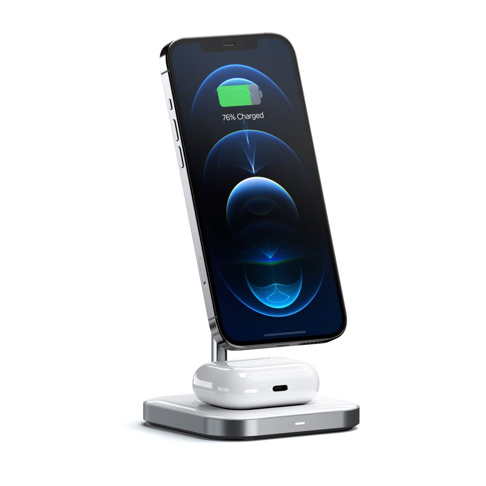 Aluminum 2-in-1 Magnetic Wireless Charging Stand