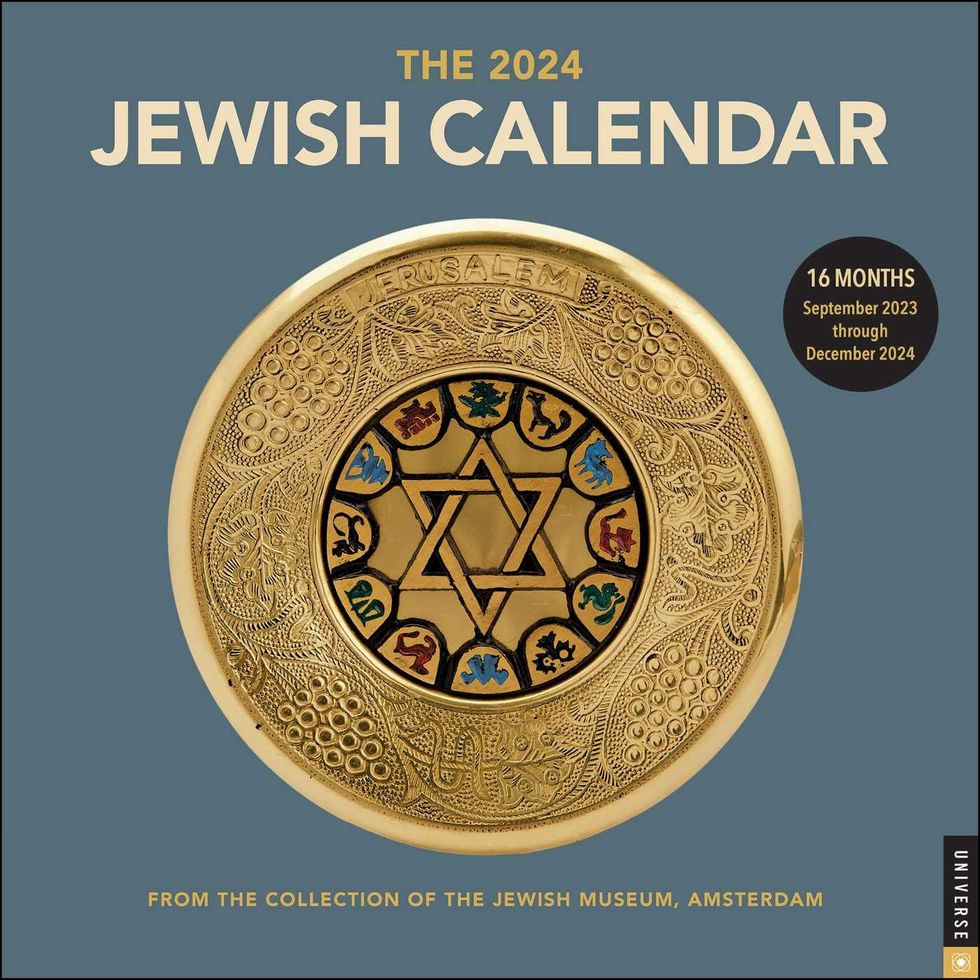 The Jewish Calendar 2023–2024 (5784) 16-Month Wall Calendar