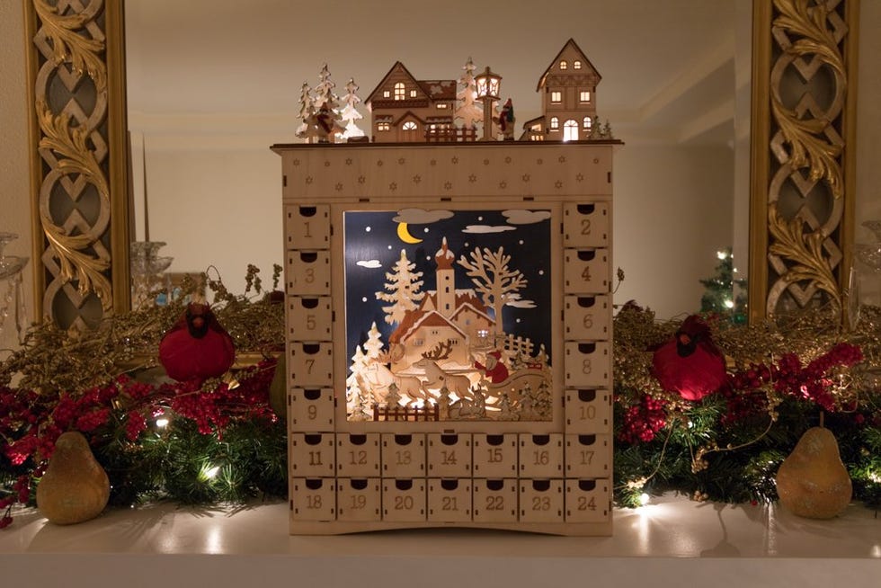 Wooden Christmas Advent Calendar