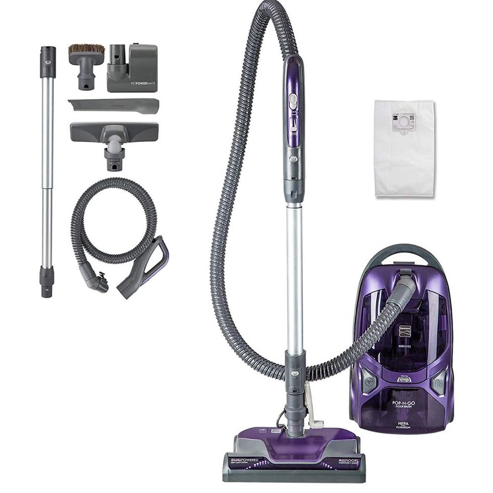 Bissell Zing Lightweight Bagged Canister Vacuum Purple 2154a