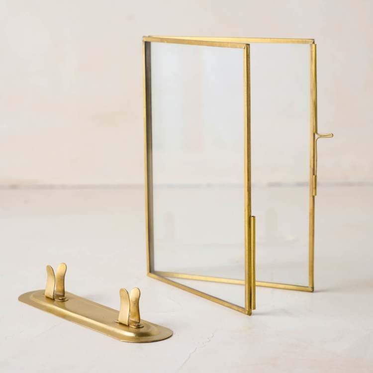Melanie Antique Brass Photo Frame