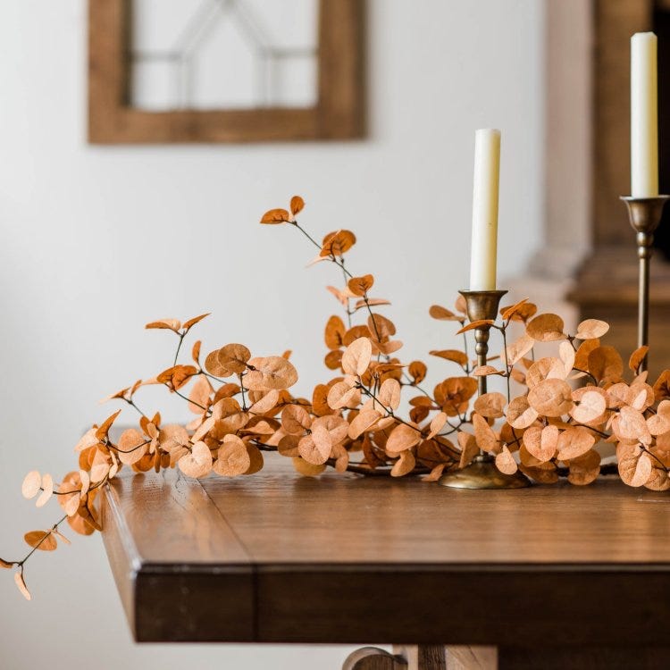 Light Sienna Eucalyptus Garland