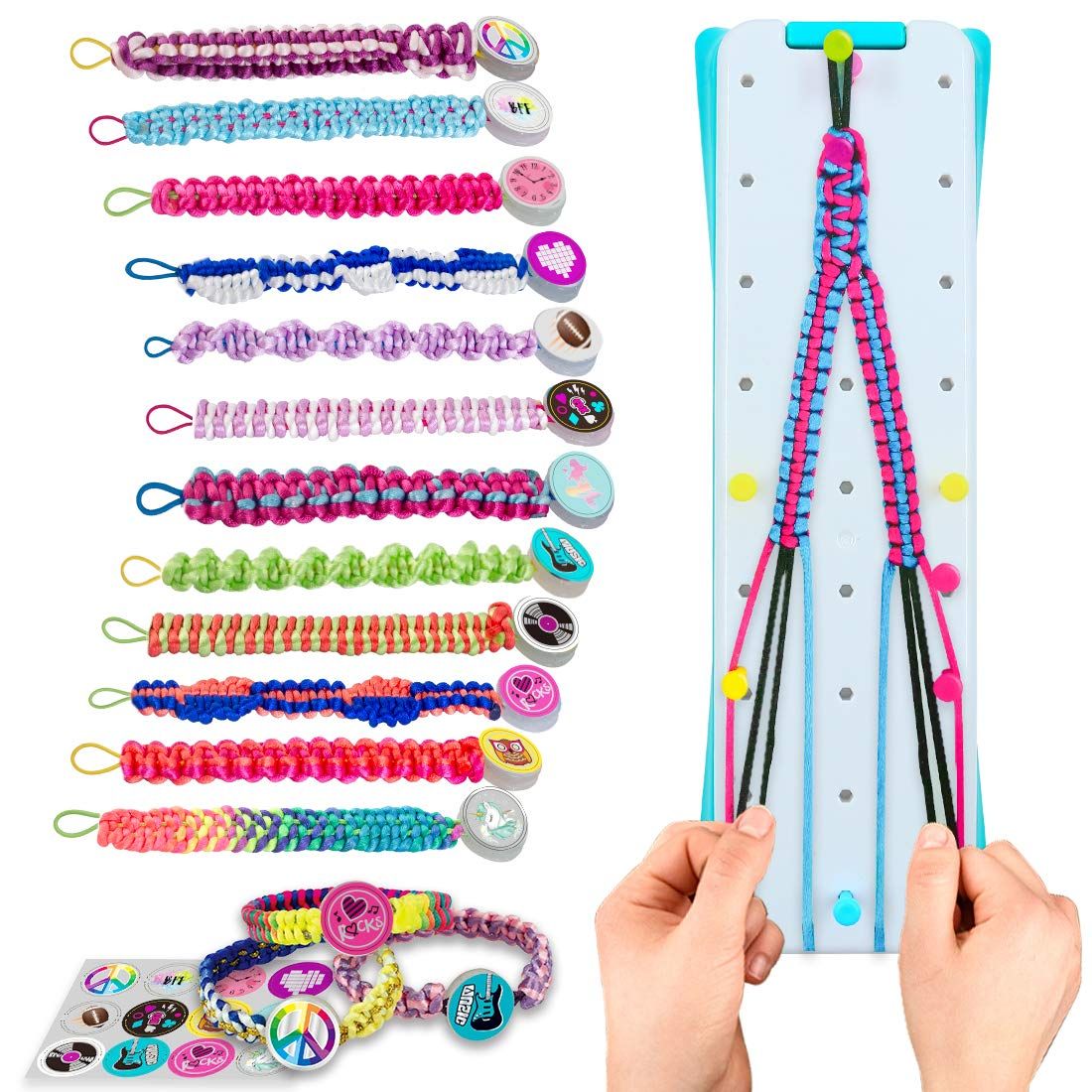 Friendship Bracelet Making Kit  Craft and crochet kits gifts and  accessories by Stitching Me Softly