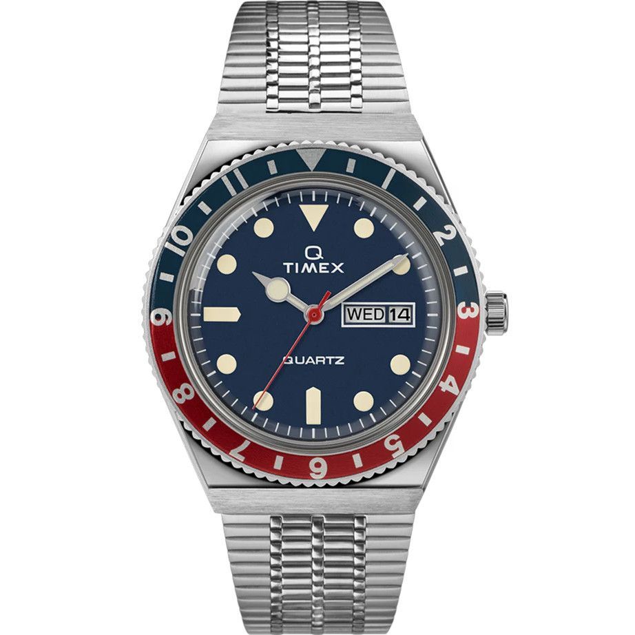 Q Timex Reissue 38mm Stainless Steel Bracelet Watch