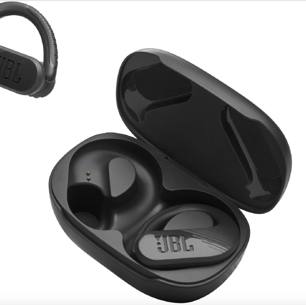 BLACKWEB Wireless Sports Ear-Hook IPX4 Water-Resistant Headphones (Black)  New