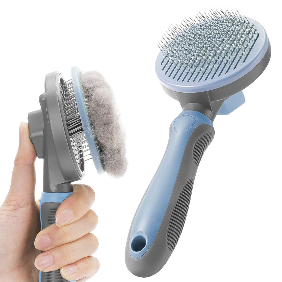Self-Cleaning Grooming Brush