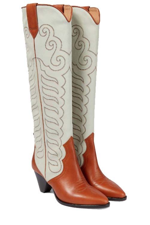 European And American Style Women's Cowboy Boots, Autumn 2023 New Arrival  Over-the-knee Single Boots