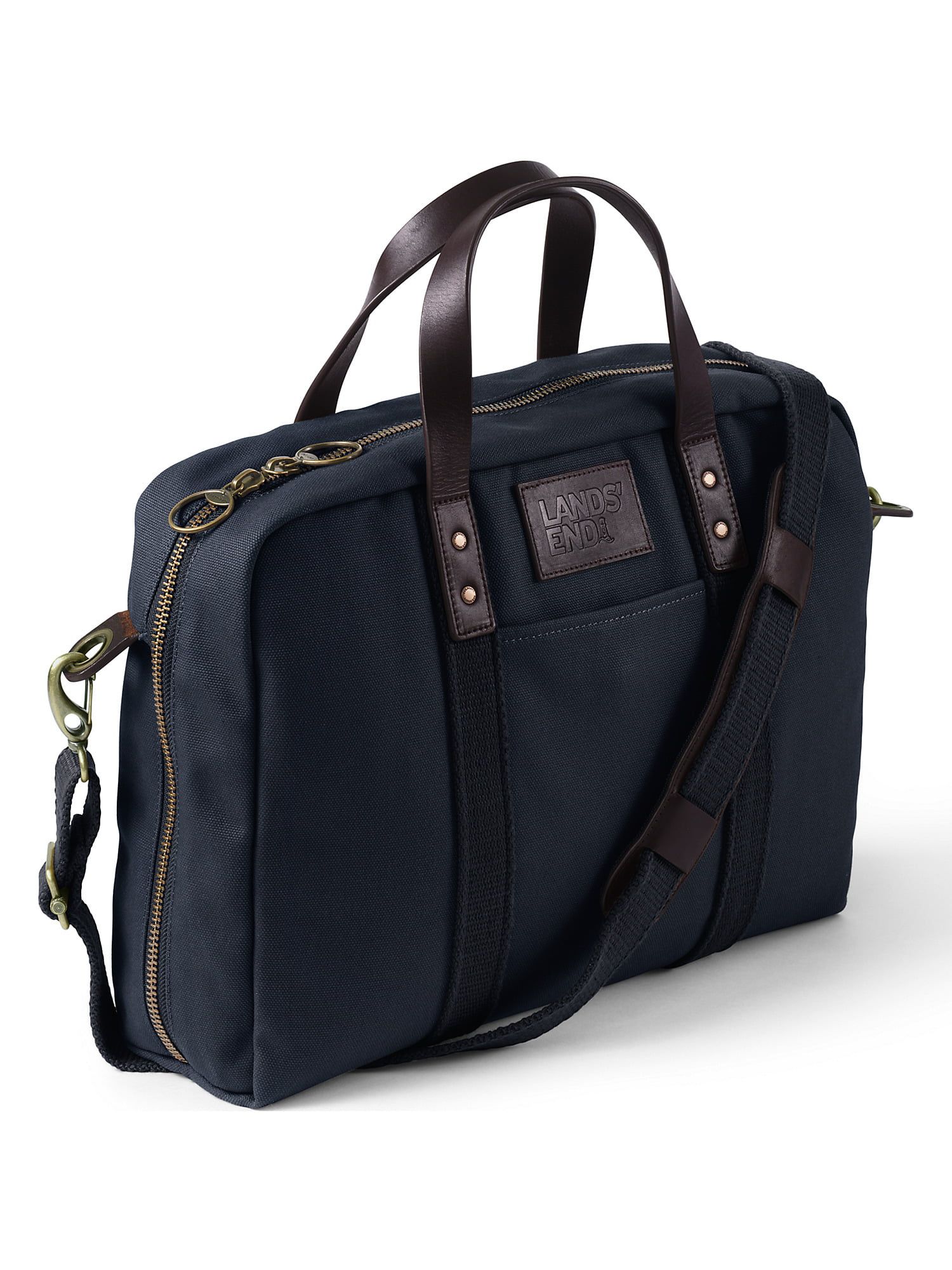 Canvas briefcase clearance lands end