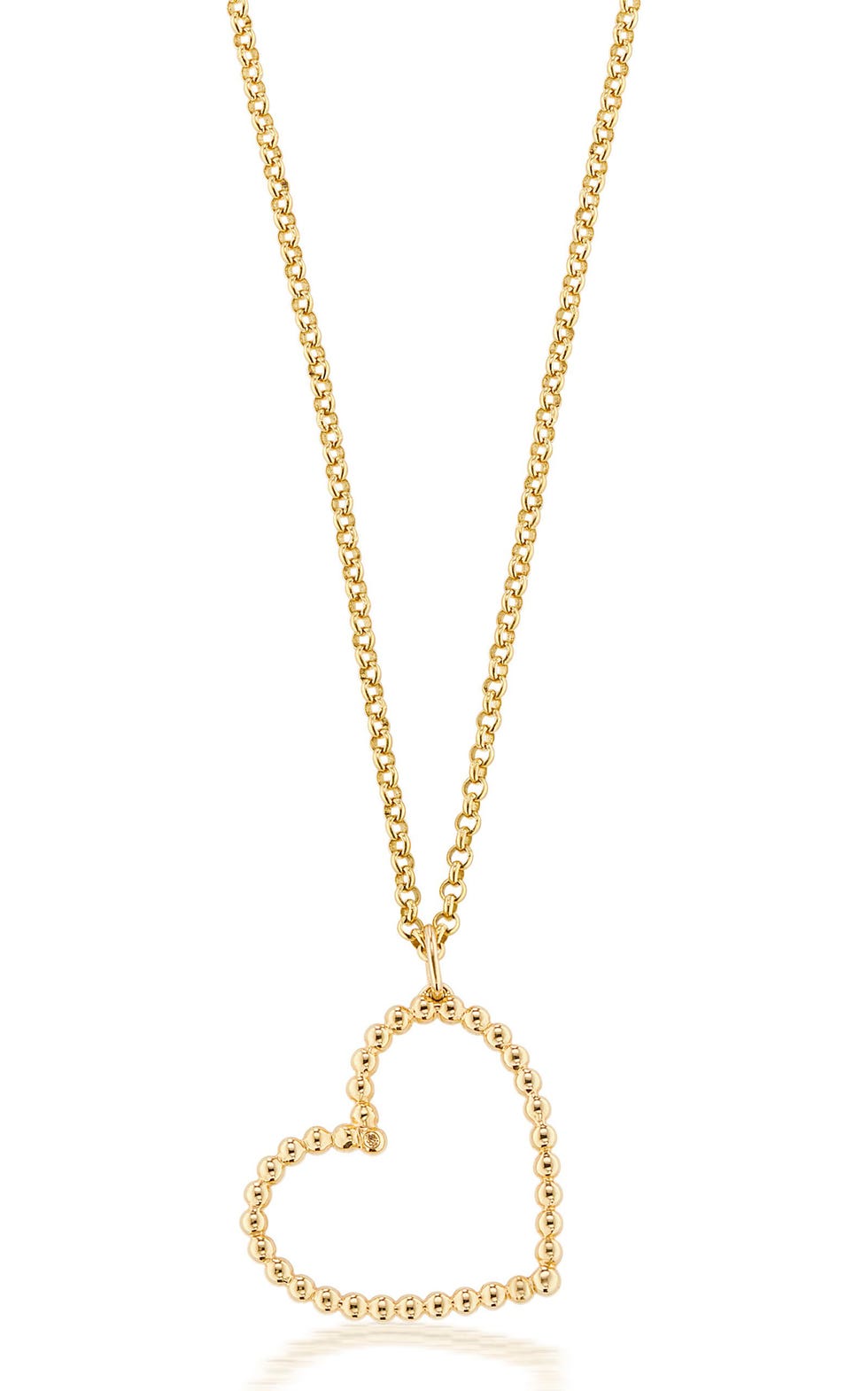 Large Confetti Heart Necklace