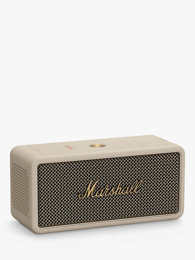 Marshall Middleton Portable Bluetooth Speaker, Natural Cream