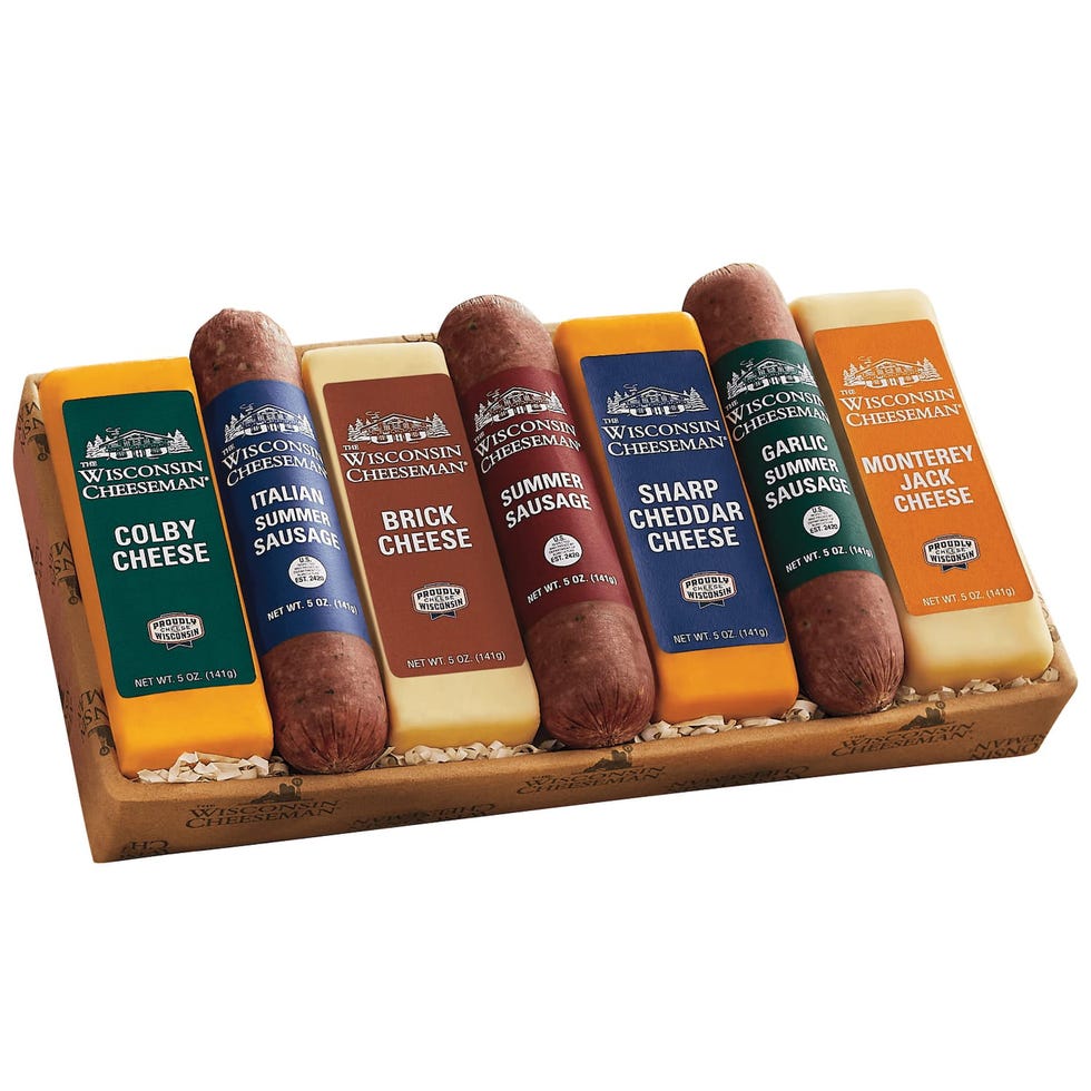 Cheese and Sausage Combo Gift Basket