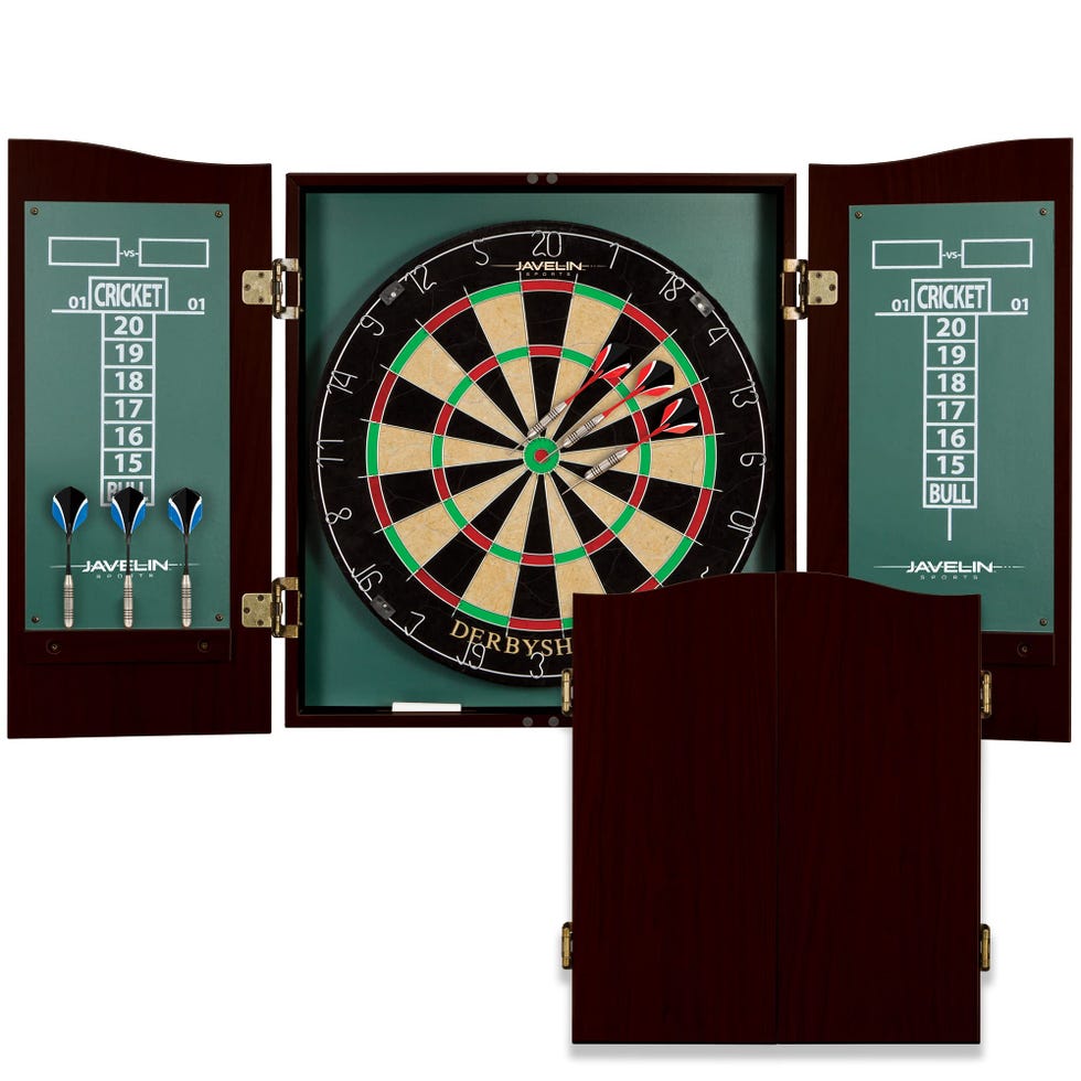 Dart Board Cabinet Set