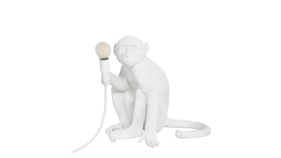 Lampade da tavolo estrose: la monkey lamp di Seletti