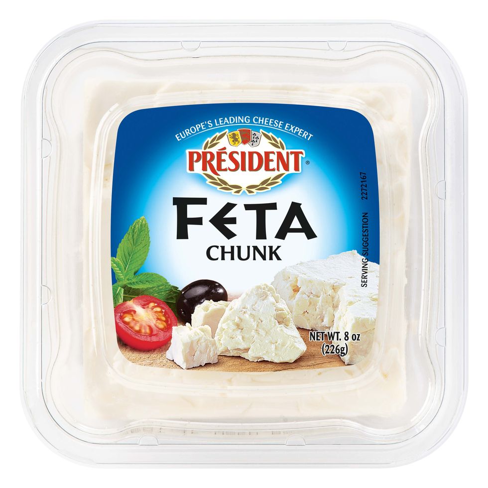 President All-Natural Feta Cheese Block, 8 Oz.