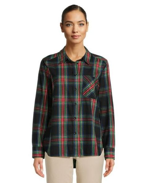 Time and Tru Women's Flannel Shirt
