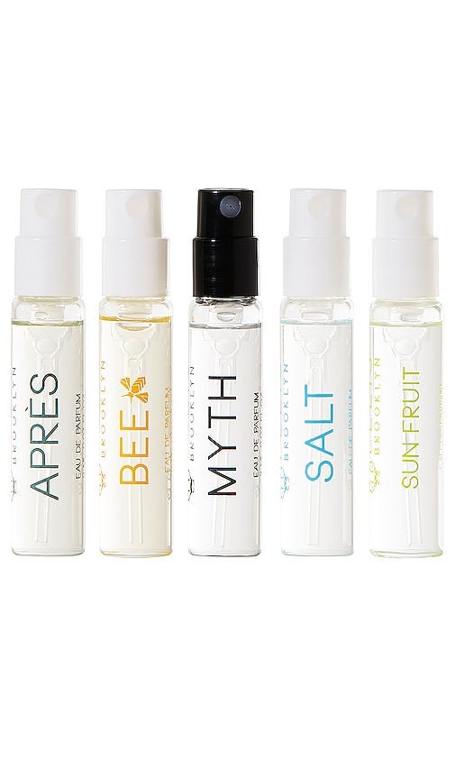 Ellis Brooklyn Booklet Fragrance Discovery Set in Beauty: NA. Ellis Brooklyn Booklet Fragrance Discovery Set in Beauty: NA.